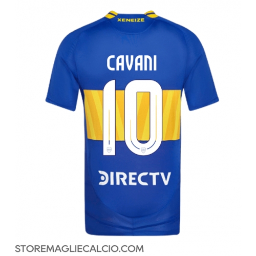 Boca Juniors Edinson Cavani #10 Maglia Gara Casa Repliche 2024-25 Maniche Corte Boca Juniors Edinson Cavani #10 Maglia Gara Casa Repliche 2024-25 Maniche Corte
